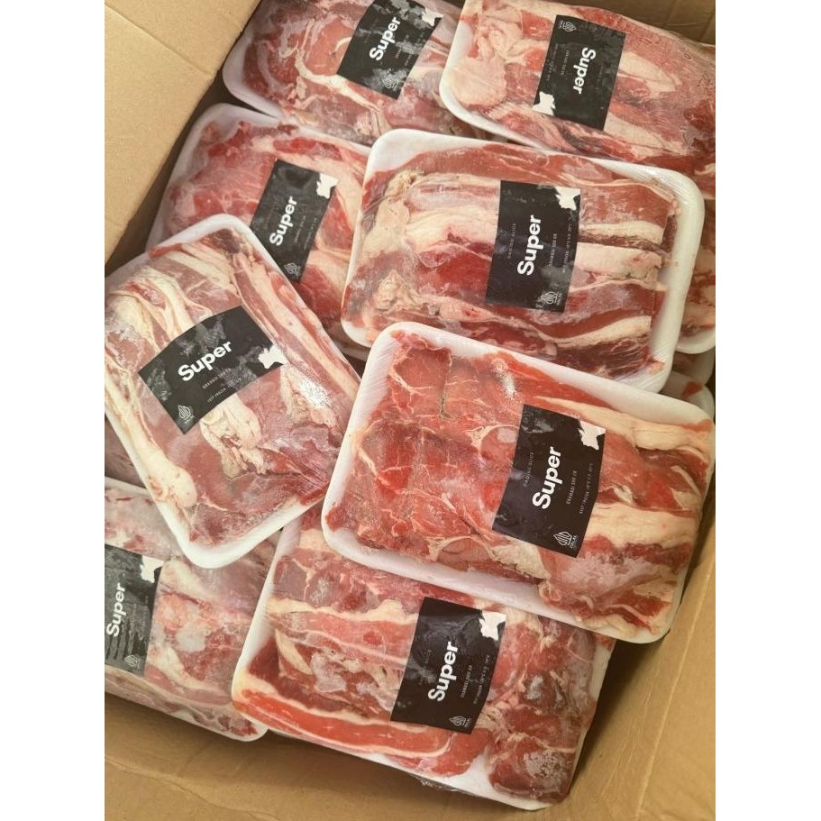 

Shortplate Super Beef Slice / Daging Iris Ekonomis GBM