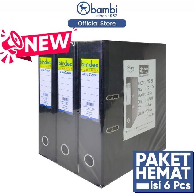 

TERBARU - Bindex Ecology 717 SP Ordner PAKET HEMAT - isi 6 pcs