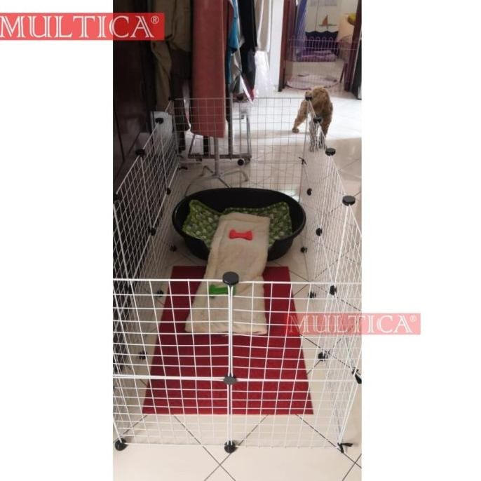 Multica Kandang Kucing / Kandang Anjing / Kandang Besi Lipat Tebal