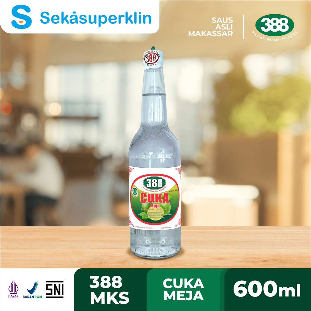 

CUKA / ASAM / VINEGAR CAP APEL 388 ASLI MAKASSAR ISI 600 ML