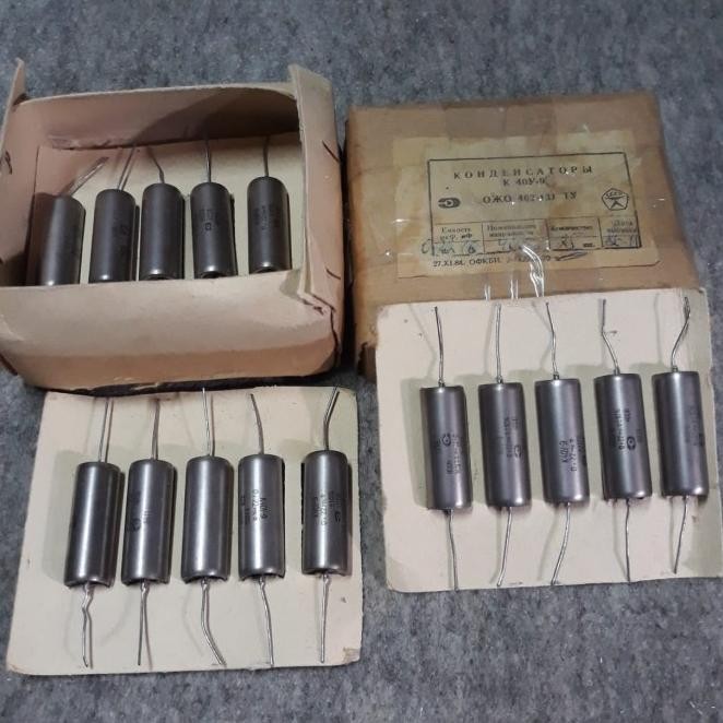 Capacitor Ussr K40Y.9 0.22Uf/400V