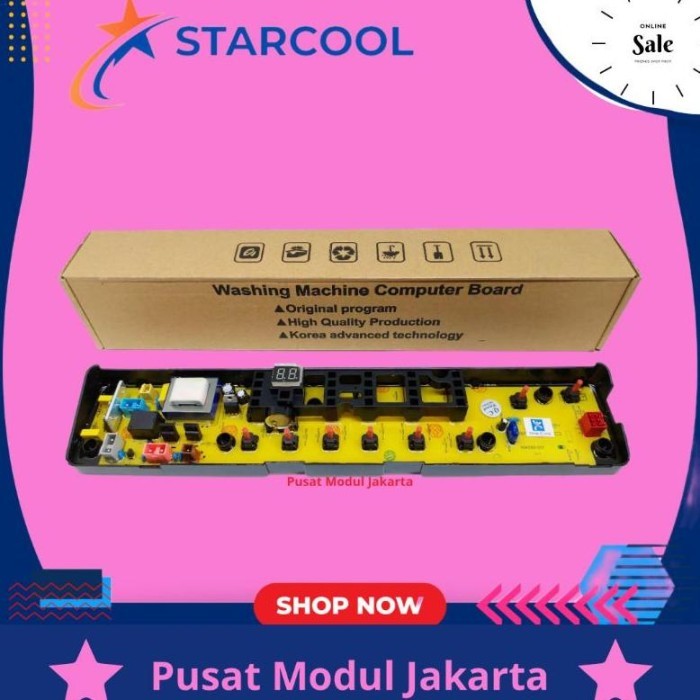 MURAH modul pcb mesin cuci ELECTROLUX EWT-705 / EWT-805 / EWT-905 TOP