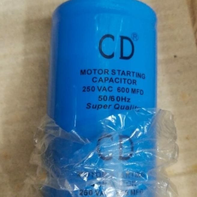 Kapasitor 600Mfd 250Vac 50/60 Hz Merk Cd Capacitor 600Uf 250V 600 Mfd