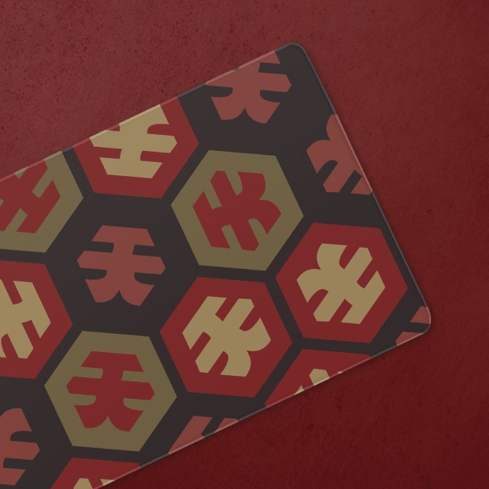 Tenjin Scrollworks - Kikko Ruby Deskmat