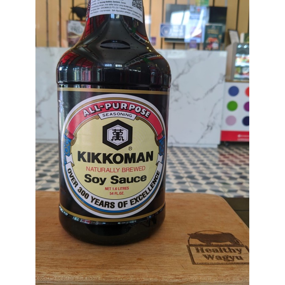 

Kikkoman Soy Sauce Kecap Asin Jepang 1.6 Lt