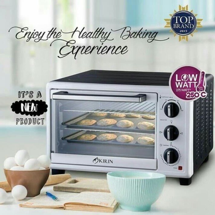 Kirin KBO-190LW / Oven Listrik Rumah Tangga KIRIN KBO 190 LW 19 Liter