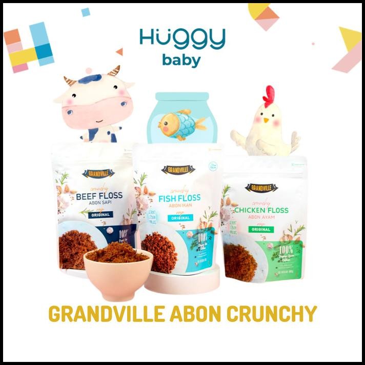 

Grandville Abon Sapi Ikan Ayam Crunchy Anak Halal