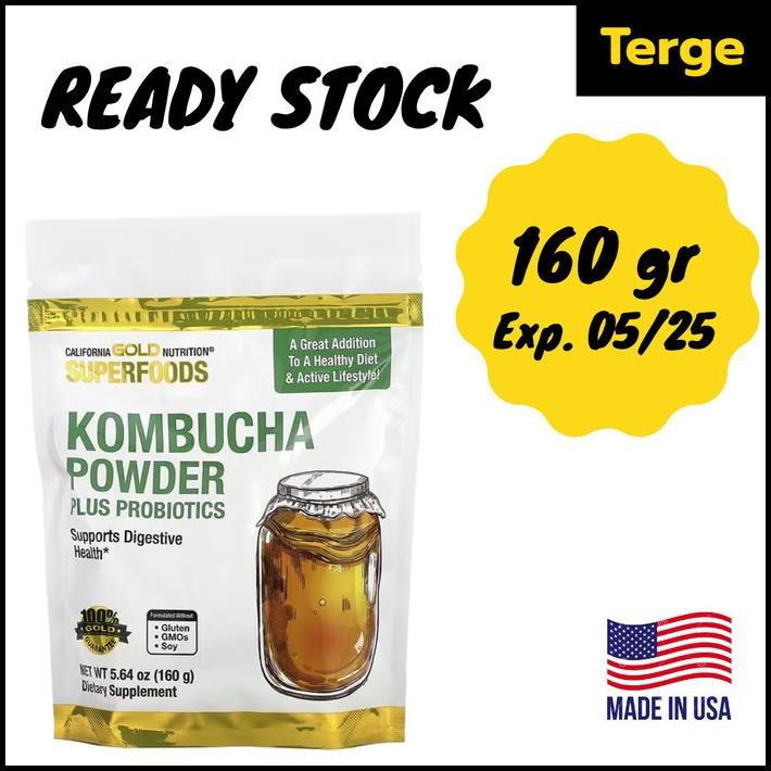 

Ori Usa Cgn California Gold Nutrition Kombucha Herbal Tea Powder 160 G