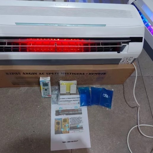 Terbaru KIPAS ANGIN MODEL AC 2PK FREE GELL+LED termurah