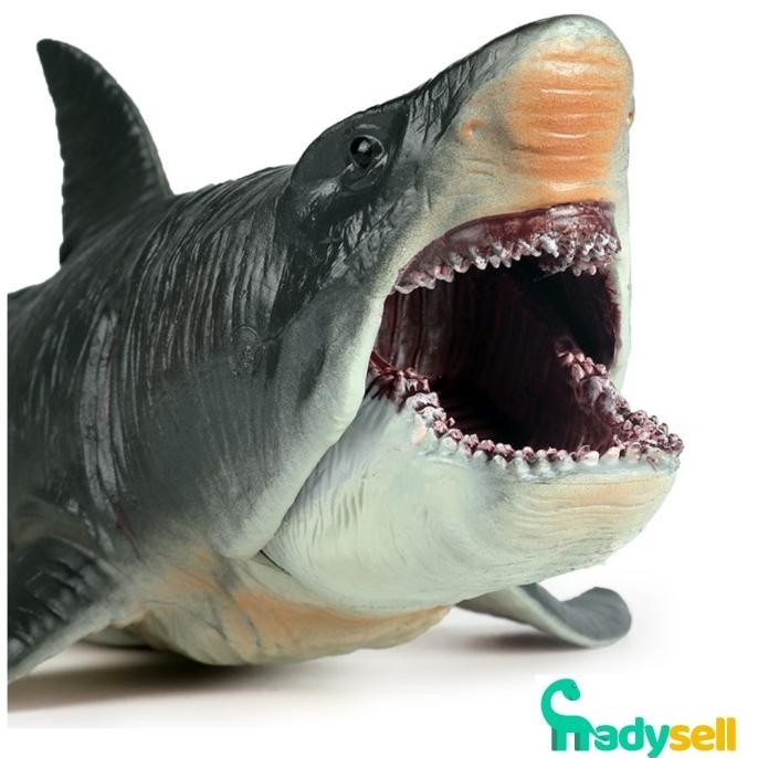 MAINAN IKAN HIU MEGALODON / FIGURE MEGALODON TERBAIK
