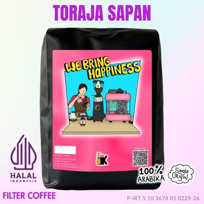 

Biji Kopi Arabika Toraja 100Gr