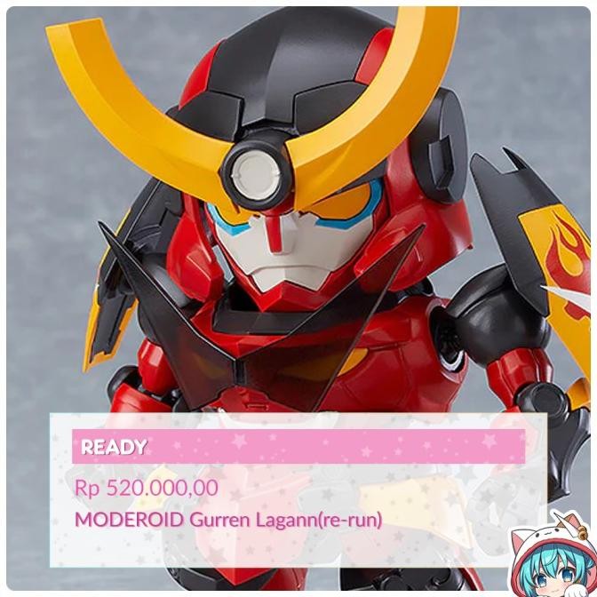 MODEROID GURREN LAGANN - TENGEN TOPPA GURREN LAGANN HIGH QUALITY