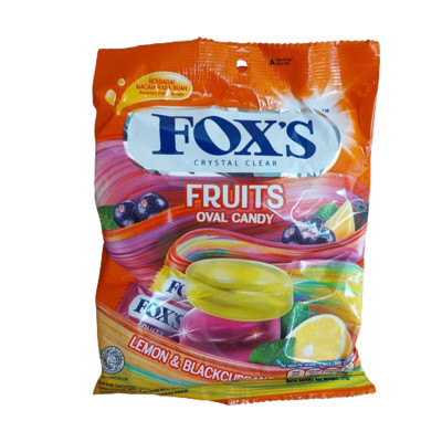 

FOXS OVAL FRUIT LEMON BLACKCURRANT 125 G - 012698