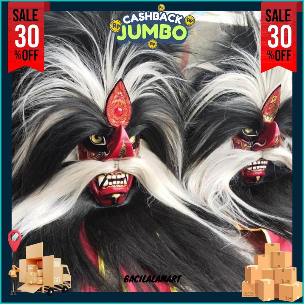 Ganongan Dewasa Premium / Ganong Super / Barongan / Topeng / Buto Kilat