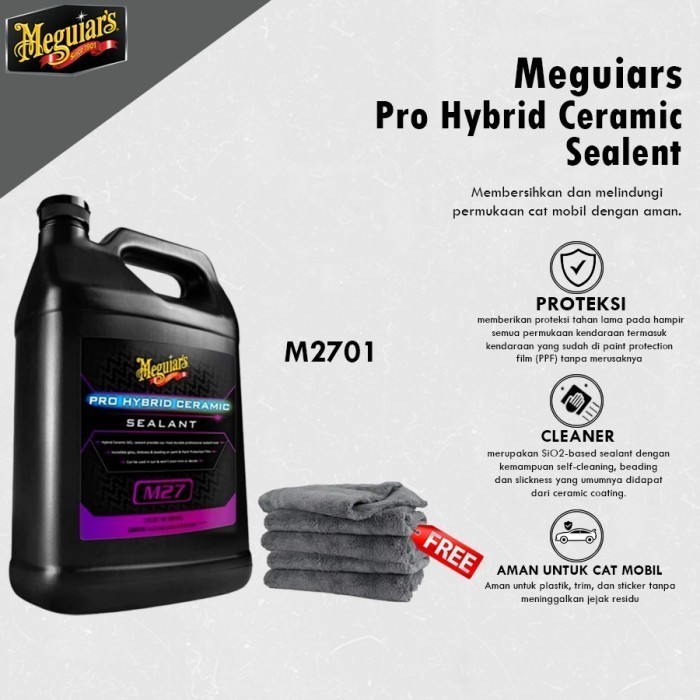 Meguiars - Meguiar's M27 Pro Hybrid Ceramic Sealant 3,79L Galon SiO2 Semi Nano Coating