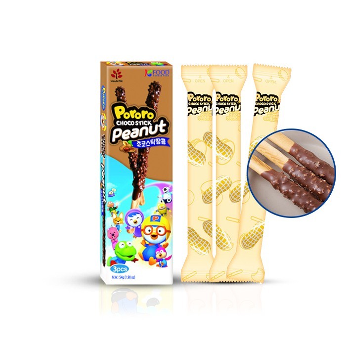 

Pororo Peanut Choco Stick 54G