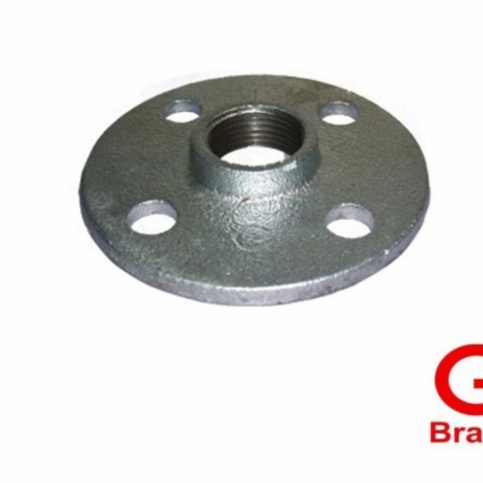 Flange Drat Galvanis Besi 4 Inch [ Emani ]