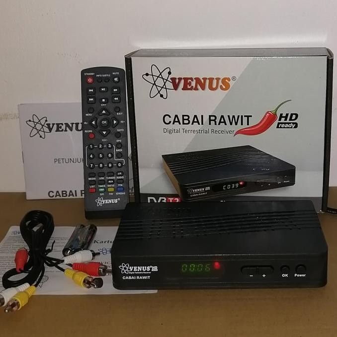 Venus Cabe Rawit Set Top Box TV Digital DVBT2 DVB T2 Venus Cabai Rawit