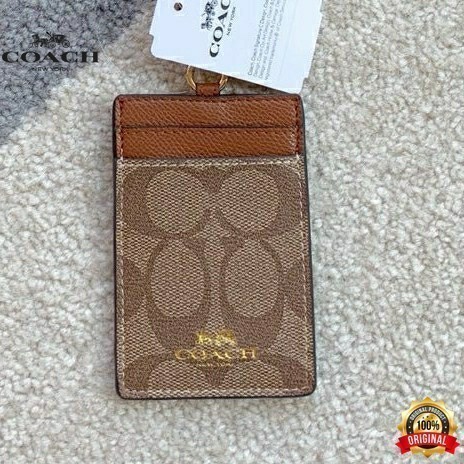 

Terlaris Id Card Lanyard Coch Signature Id Tag Embossed Black SALE