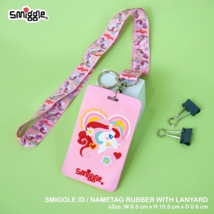 

Terlaris NAMETAG ID CARD SMIGGLE RUBBER DENGAN TALI SALE