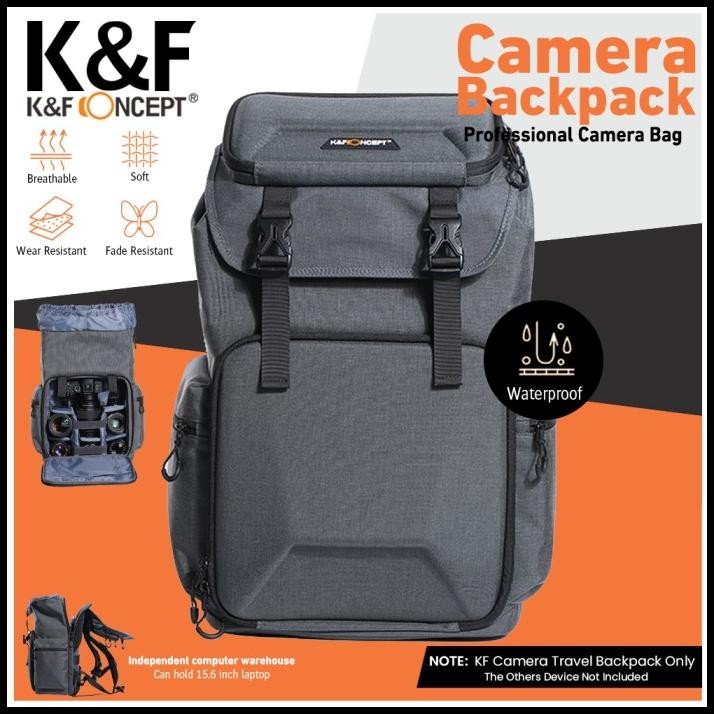 Knf Concept 25L Tas Multifunctional Backpack Waterproof Photography