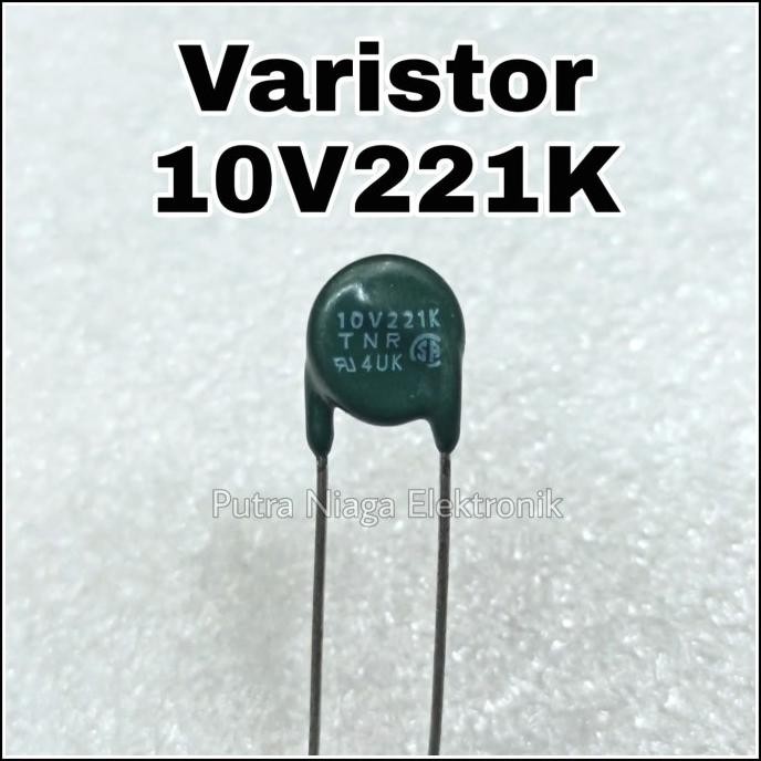 Baru TNR 10V221K MOV Metal Oxide Varistor ZNR 140V AC / 180V DC putr4n Buru Order