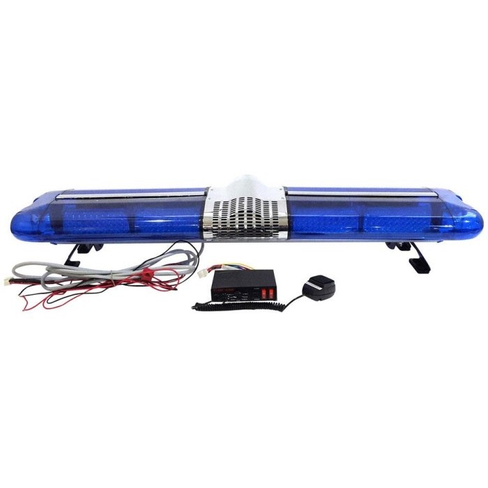 Termurah  lampu rotator polisi sirene patwal ambulance LED - Biru