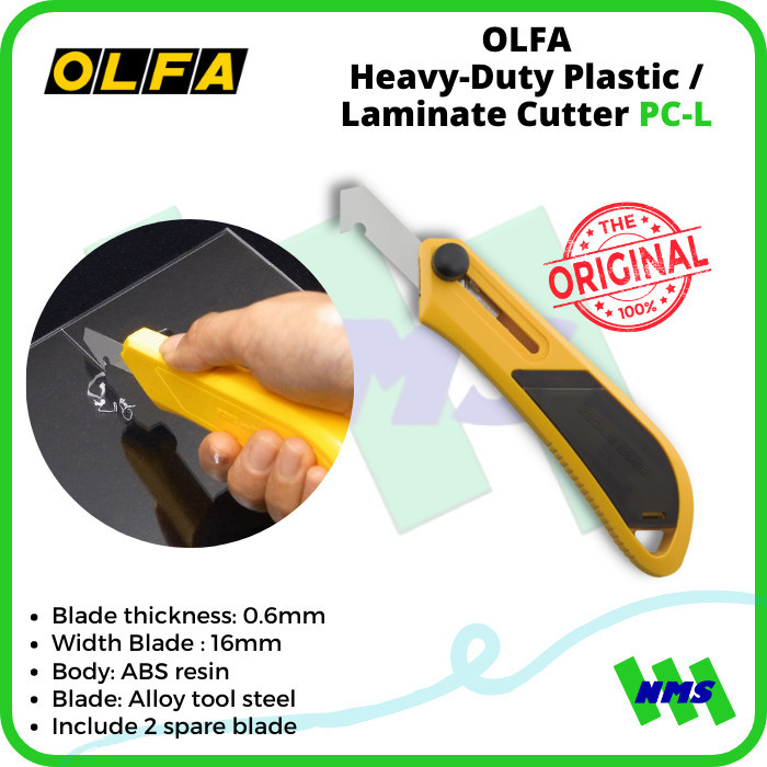 

Terlaris Pemotong Akrilik OLFA PC-L Heavy Duty Plastic Laminate Acrylic Cutter SALE