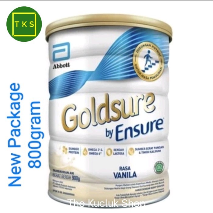 

Goldsure by Ensure Vanilla 900gr (Susu Nutrisi Dewasa/ Lansia gold )