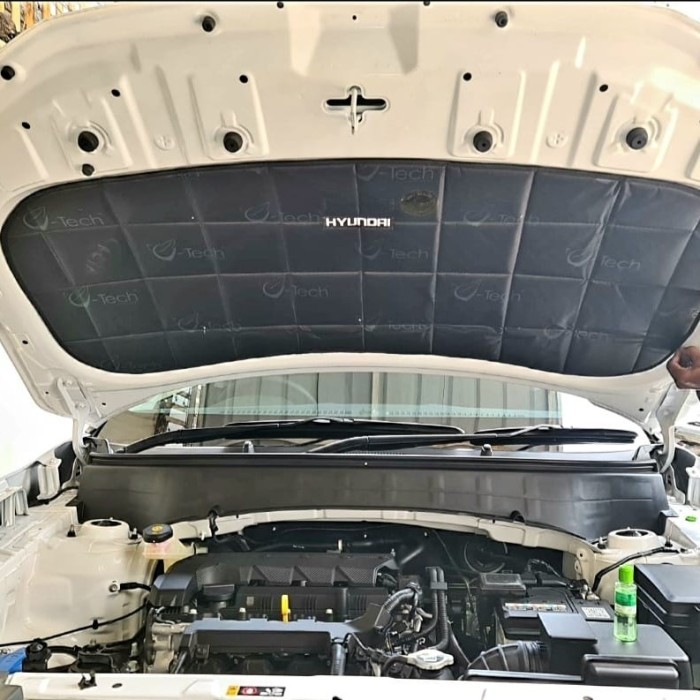 Hyundai Creta asli Vtech Peredam panas hitam kap mesin