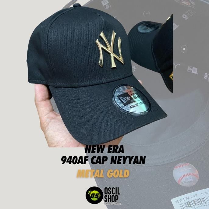 TOPI SNAPBACK New era cap 940af metal gold limited edition