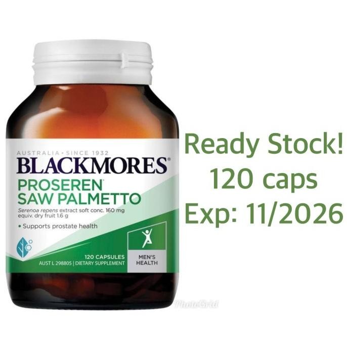 Blackmores Proseren Saw Palmetto 120 Caps (Suplemen Prostat) Tabanistore