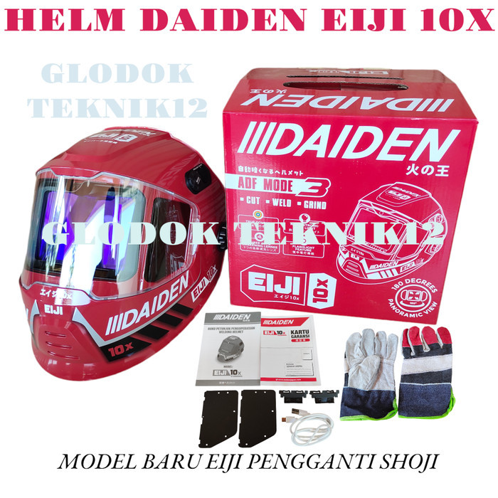 HELM LAS DAIDEN SHOJI 8000 / TOPENG LAS / AUTO DARK DAIDEN SHOJI 8000