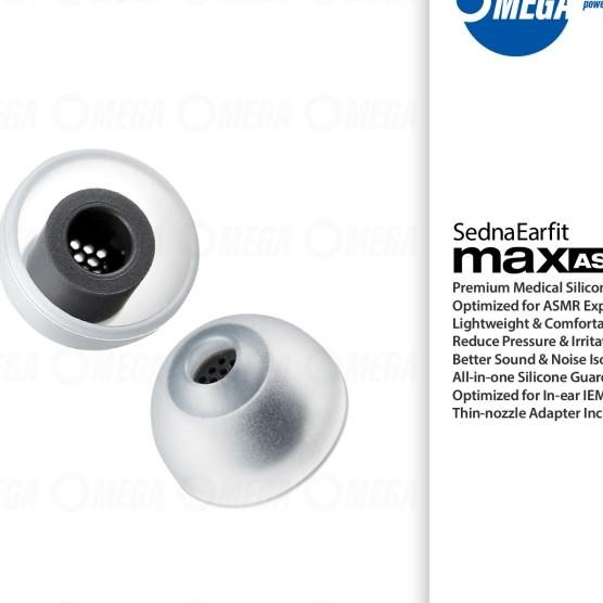 Azla Sednaearfit Max Asmr For Iem & Tws | Medical Silicone Eartips