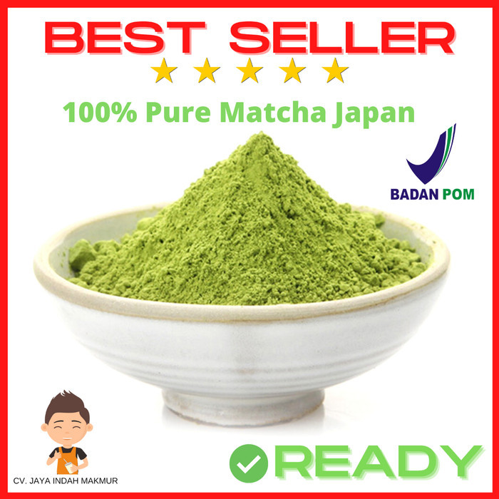 

100% Pure Matcha 1kg Japan Powder Bubuk BPOM