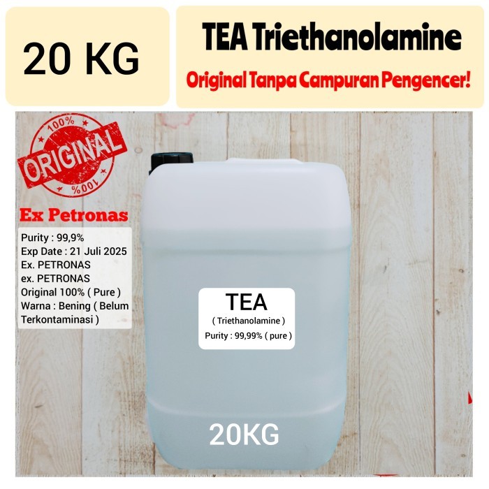 

TEA Triethanolamine 20 KG / TEA ( Pengental Carbomer )