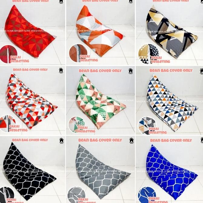 Cover Sofa Bean Bag / Sarung Sofa Bean Bag triangel