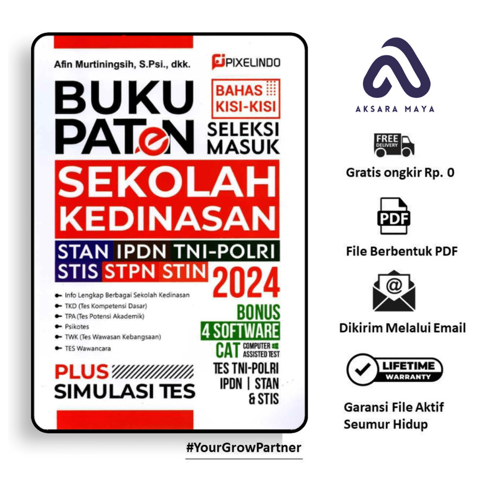 

1420. Buku Paten Seleksi Masuk Sekolah Kedinasan 2024