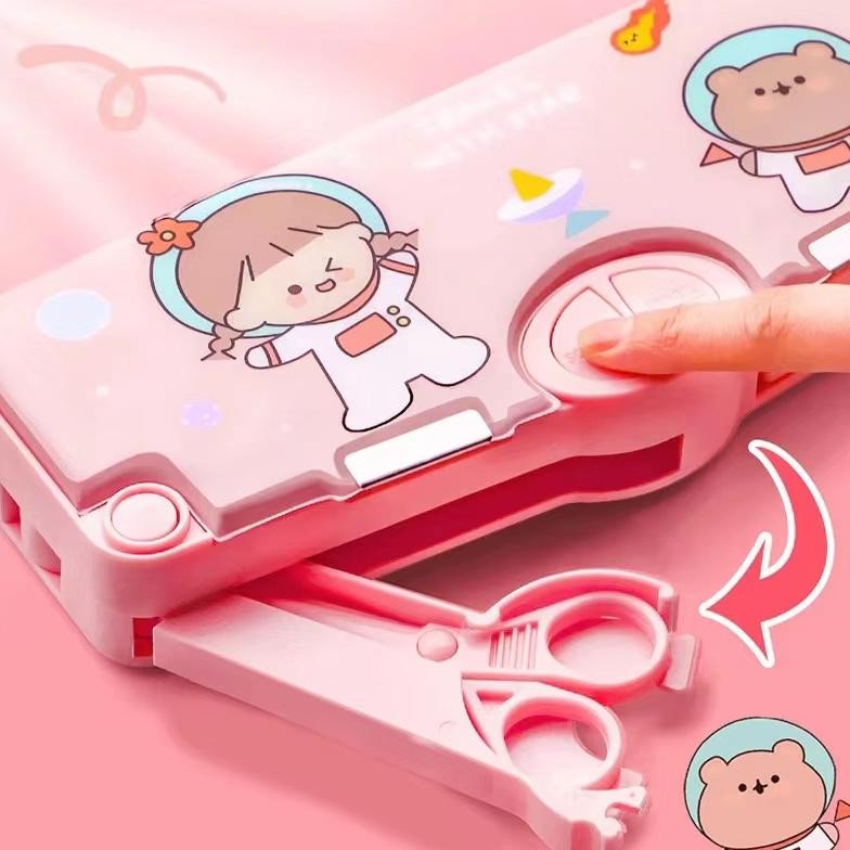 

SALE (COD) Kotak Pensil Multifungsi Lengkap Peruncing Gunting Isolasi Penghapus Penggaris Kotak Pensil Multifungsi Motif Unicorn / Dinosaurus / Astronot Untuk Anak Lengkap Peruncing Gunting Isolasi Penghapus Ok75