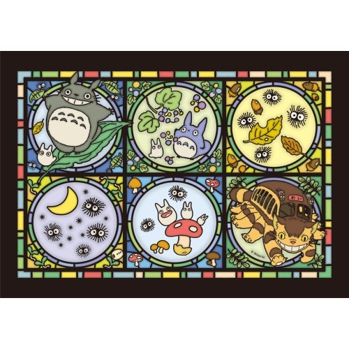 Ensky 208-AC01 Studio Ghibli My Neighboro Totoro "Totoro Forest News" 208 Pieces Art Crystal Jigsaw 