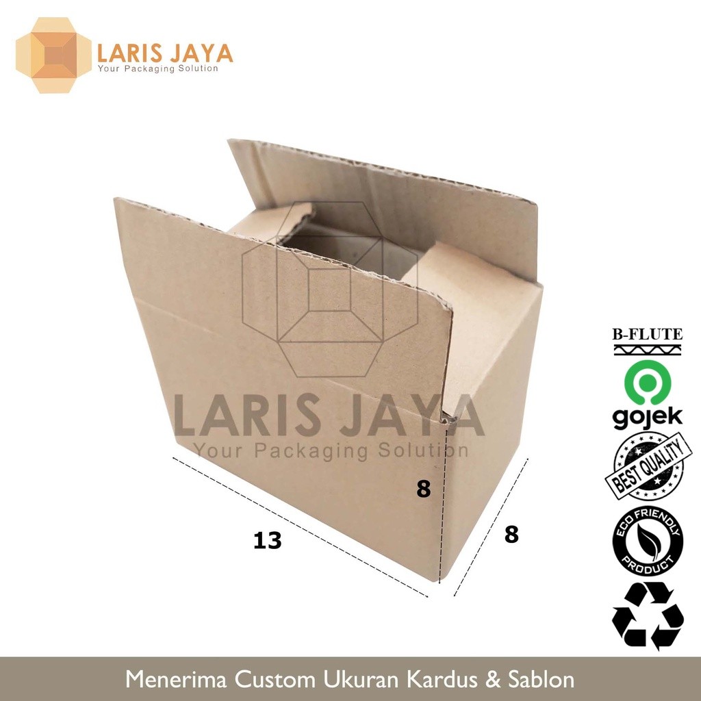 

Kardus Box Karton Kotak Packing - 13 x 8 x 8 cm /Sparepart/Obat/Skincar/Kapsul ( Kardus 13 x 8 x 8