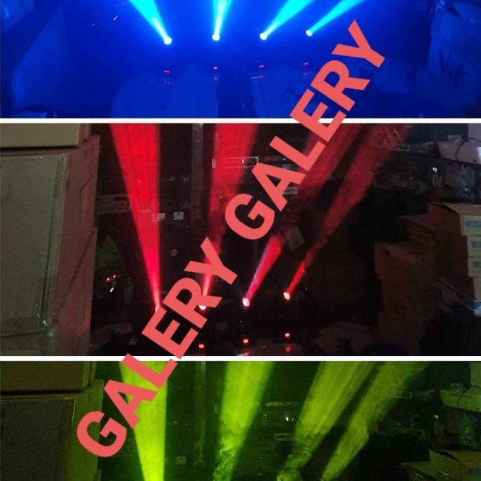 Mini Moving Head Gobo 60W Lampu Panggung Diskotik Cafe Lounge Hall Dll  Ready