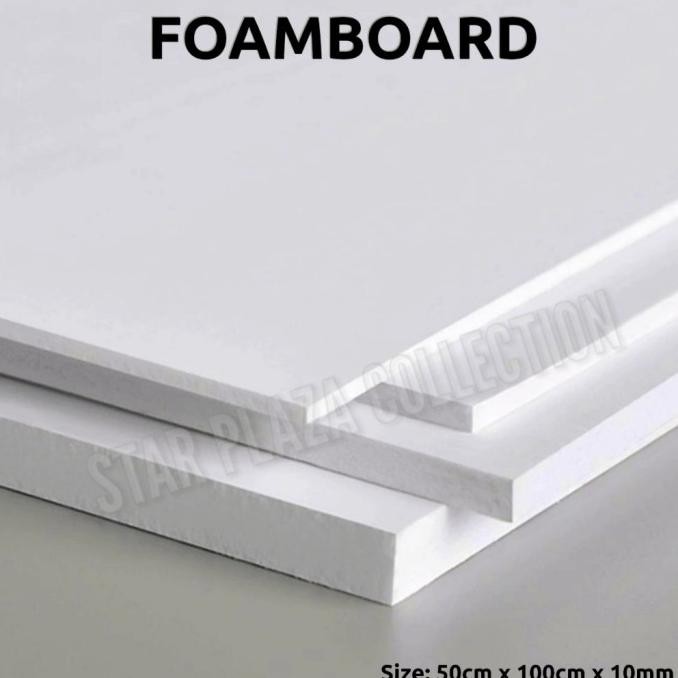 

Polyfoam Depron Foamboard 10MM - Dekor / Model Pesawat (50cm x 100cm)