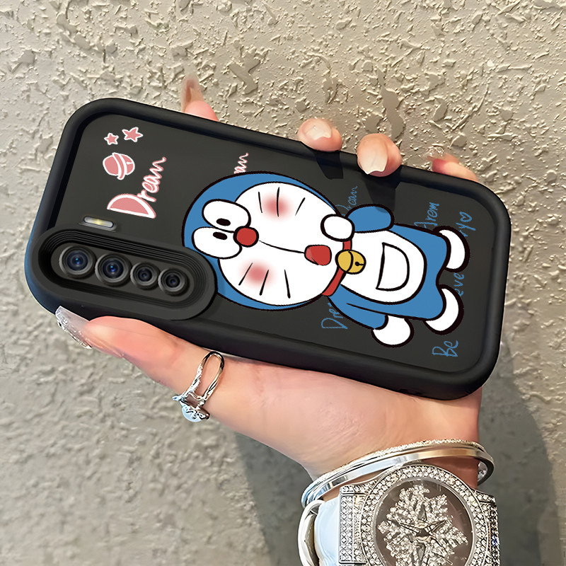 Casing Hp OPPO A91 OPPO F15 OPPO Reno 3 Case Casing HP pola Doraemon Kesing Silikon Cesing Kasing An