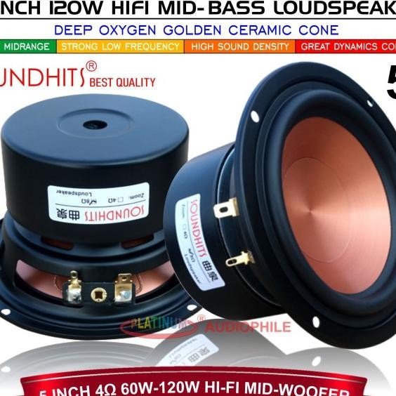 Speaker 5 Inch D Bass D Woofer Hifi Best Quality D Range Bass