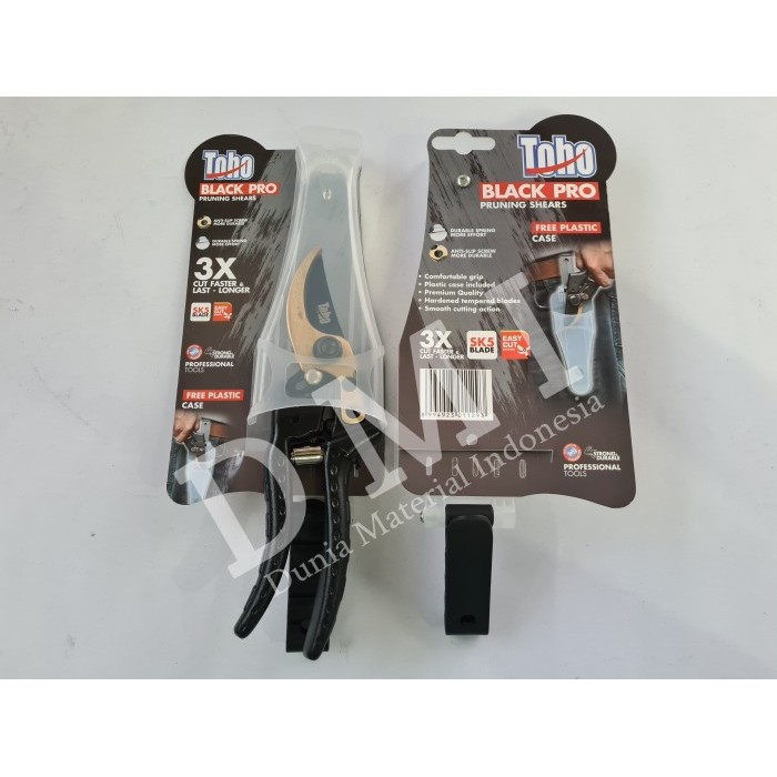 Bagus Gunting Dahan Toho Black Pro 8 Inch Gunting Tanaman Serbaguna Pruner