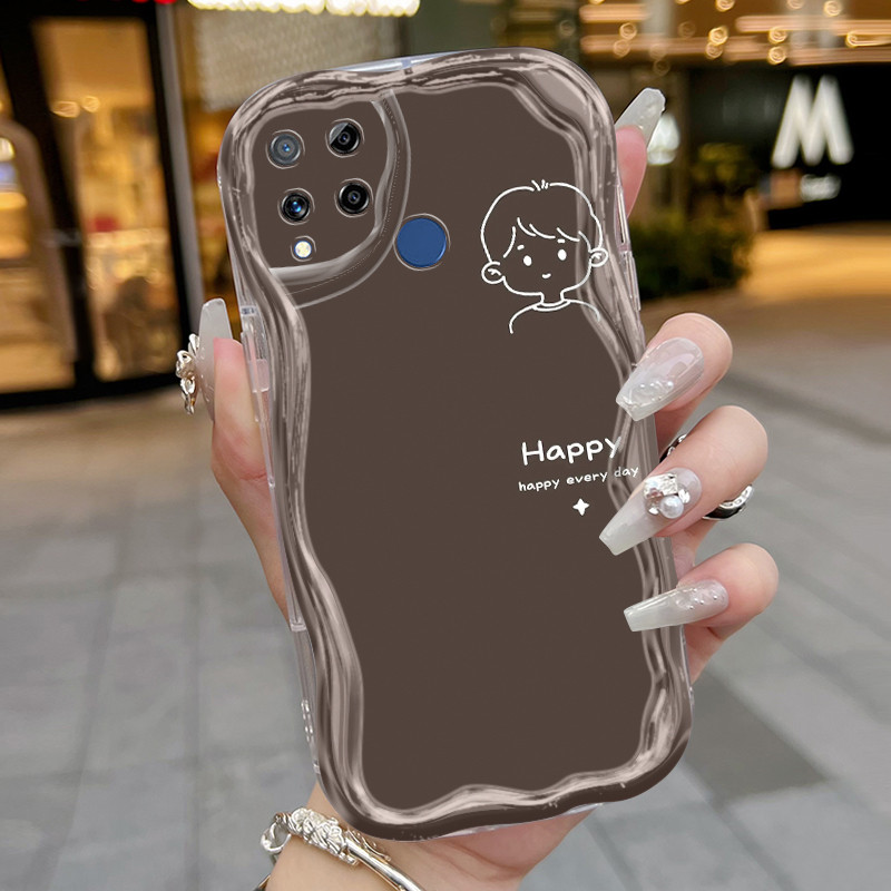 Casing Hp Untuk Realme C15 Case Casing HP Kesing anak laki-laki Softcase trendi baru yang lembut pel