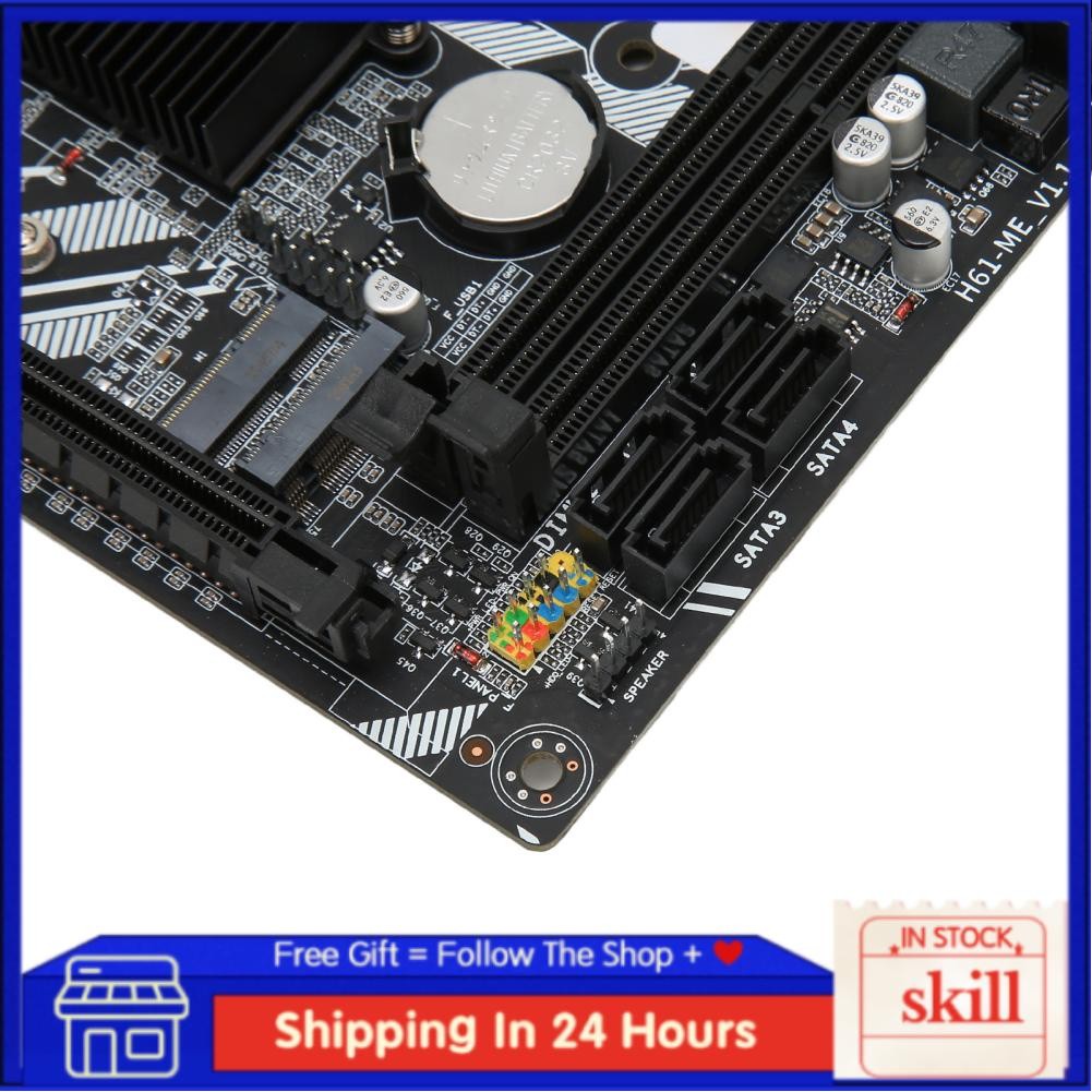 Skill Mini ITX Motherboard Multiphase Power LGA 1155 Dual Channel DDR3 PC Motherboar untuk Gaming |8