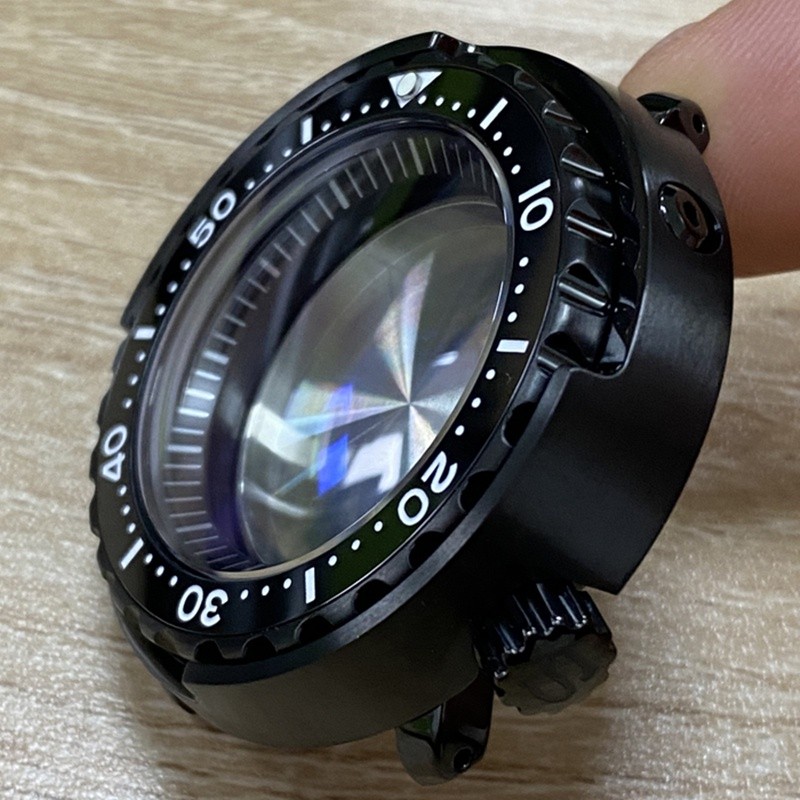Casing Penutup Bezel untuk Seiko NH35A NH36A SKX007 Aksesori Perunggu Logam Sisipan Cincin Jam Tanga