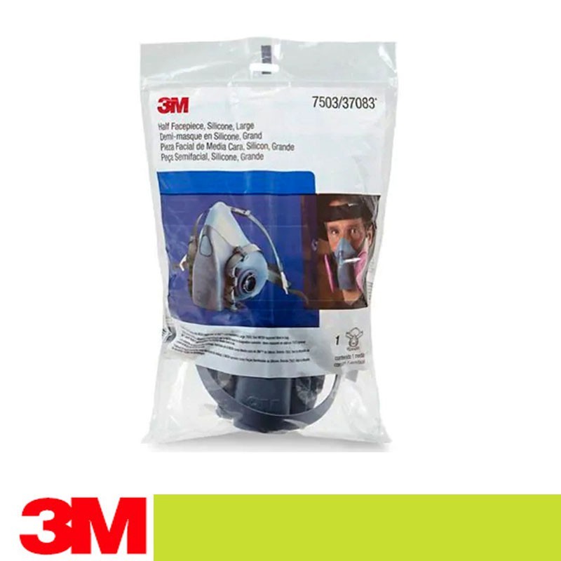 3M 7503 Respirator Lukisan Penyemprotan Masker Gas Wajah Setengah masker kenyamanan masker gas silik